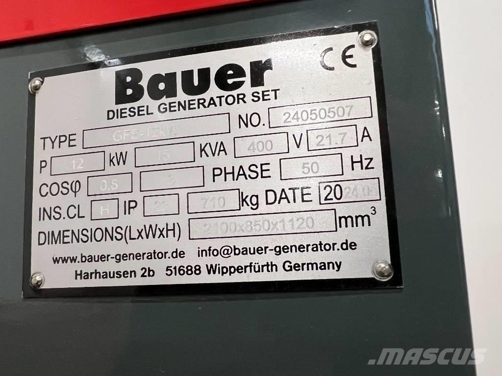 Bauer GFS-12 Diesel Generators