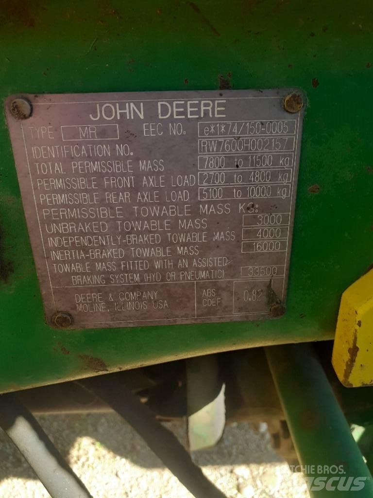 John Deere 7600 Tractors