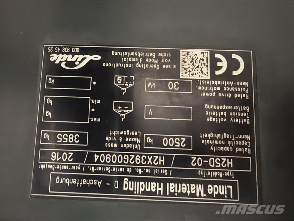 Linde H25D-02 Diesel trucks