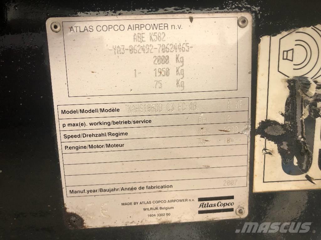 Atlas Copco XAHS 186 Compressors