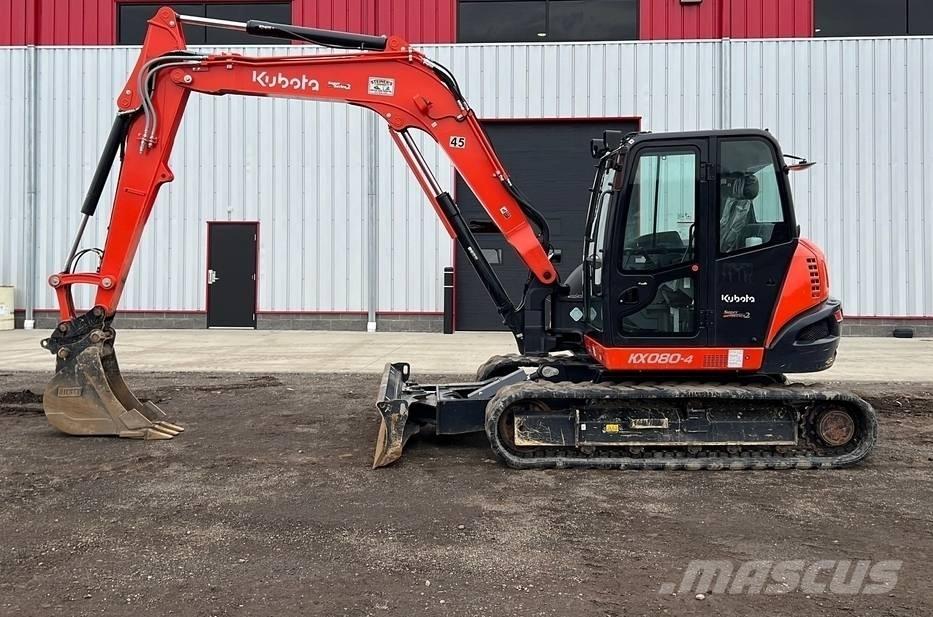 Kubota KX 080-4 Mini excavators  7t - 12t