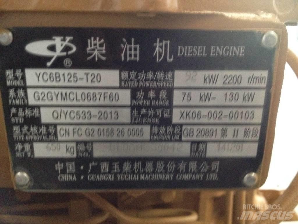 Yuchai YC6B125-T20 Engines