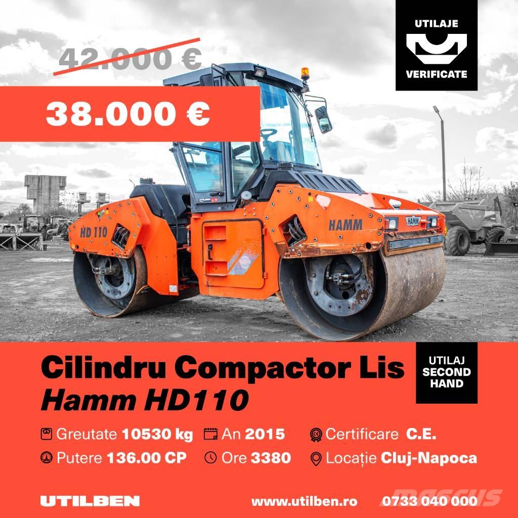 Hamm HD 110 Twin drum rollers