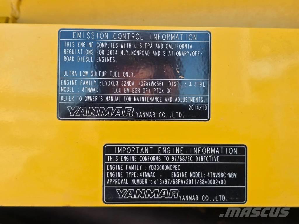 Yanmar Vio 80-1 Mini excavators  7t - 12t