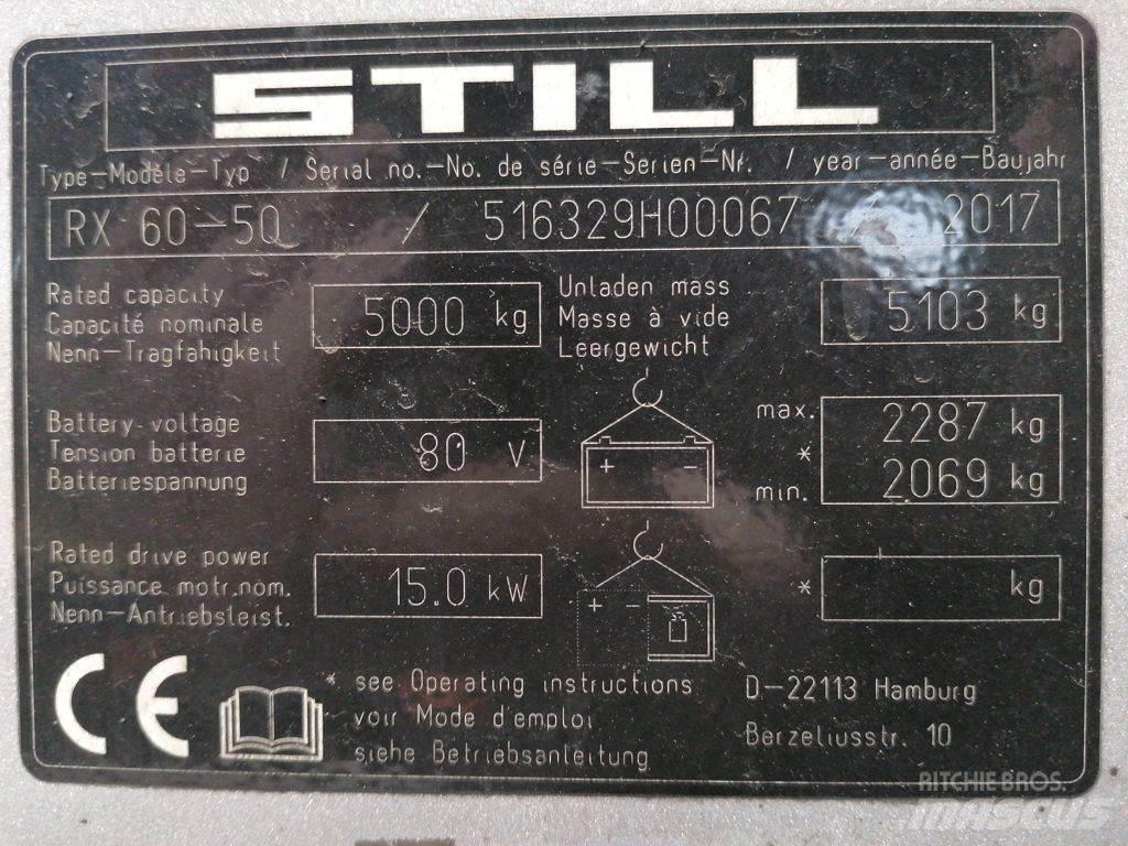 Still RX60-50 Electric forklift trucks