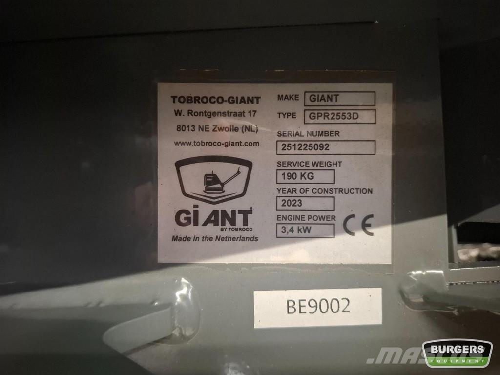 GiANT GPR2553D NEW Plate compactors