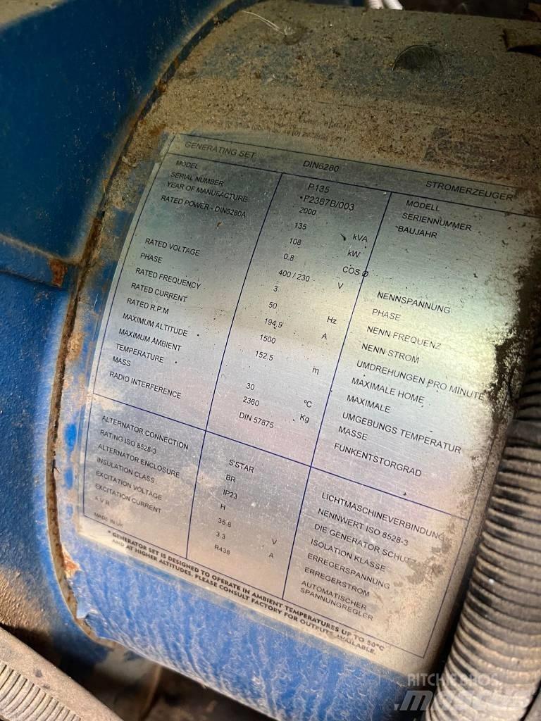 FG Wilson P 135 Diesel Generators