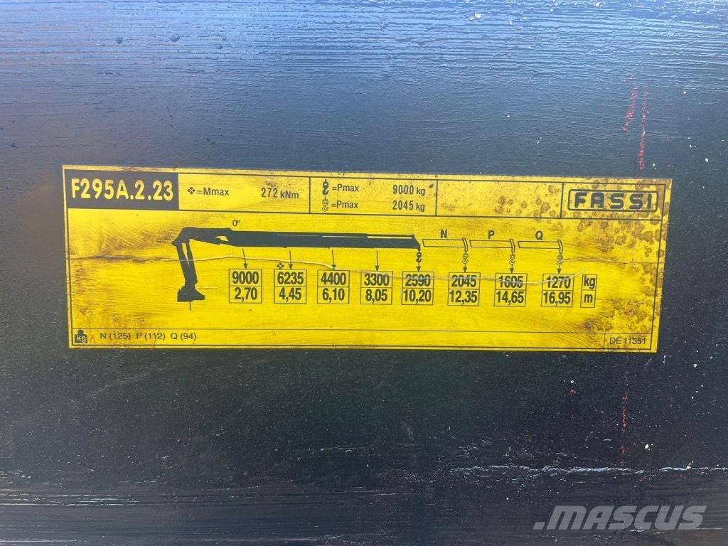 MAN TGS 35.360 8x4 Truck mounted cranes
