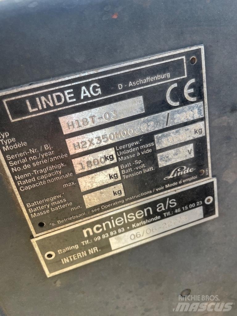 Linde H 18 T LPG trucks