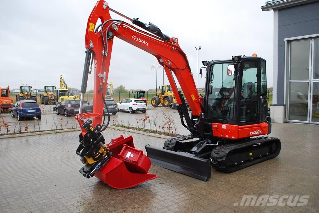 Kubota KX 060 - 6 tons Mini excavators < 7t (Mini diggers)