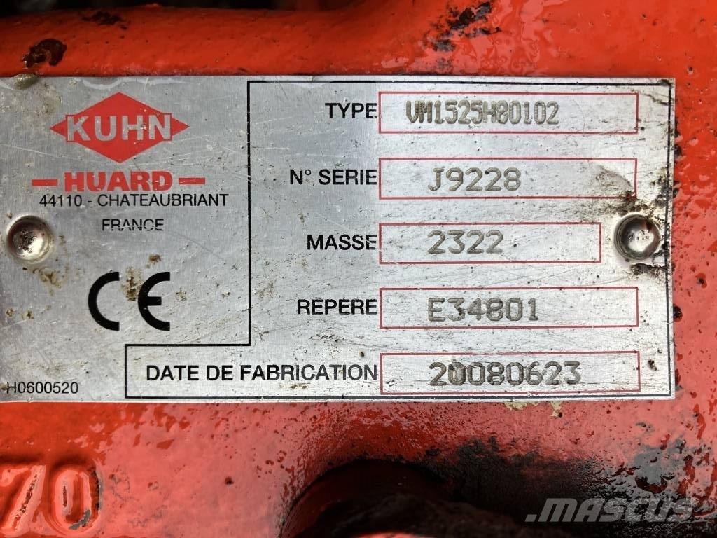 Kuhn Vari-Master 152 Reversible ploughs