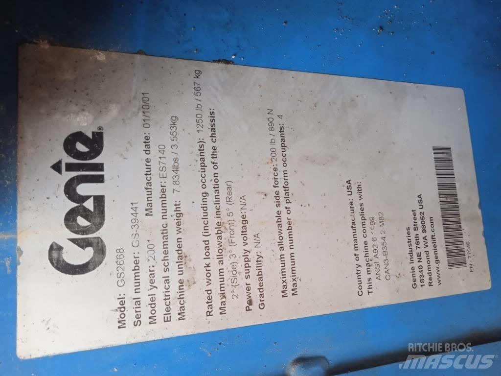 Genie GS 2668 RT Scissor lifts