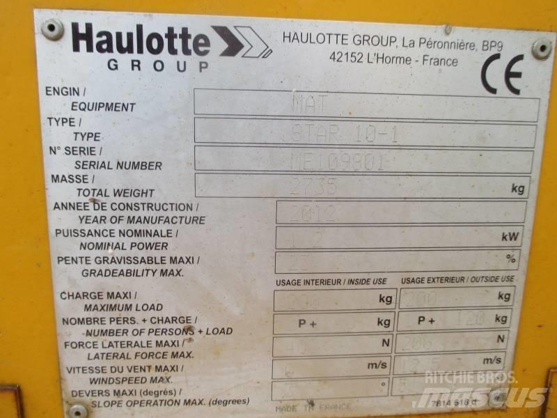 Haulotte Star 10 Used Personnel lifts and access elevators