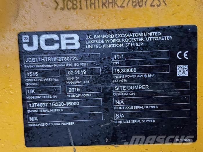JCB 1 THT Site dumpers