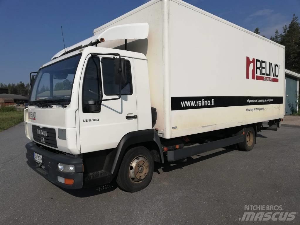 MAN 8.180 Box trucks