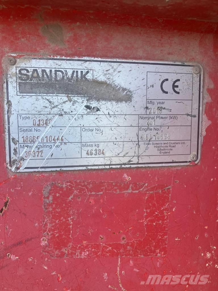 Sandvik QJ 340 Mobile crushers