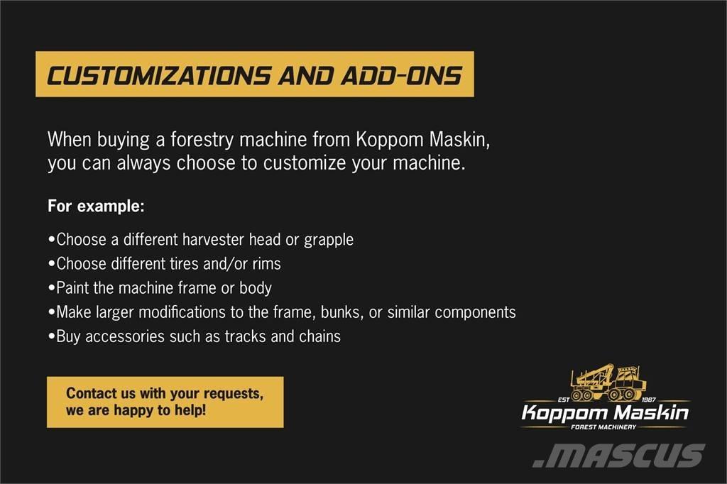 Komatsu 845 Forwarders