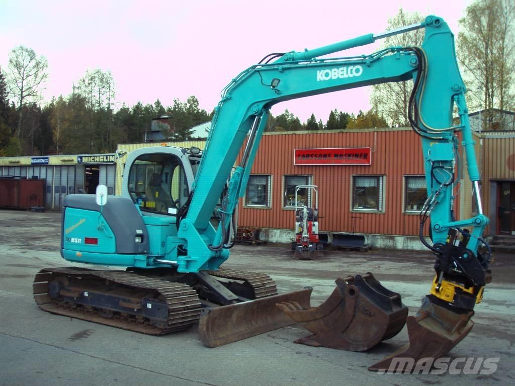 Kobelco SK 80 MSR-1E Mini excavators  7t - 12t