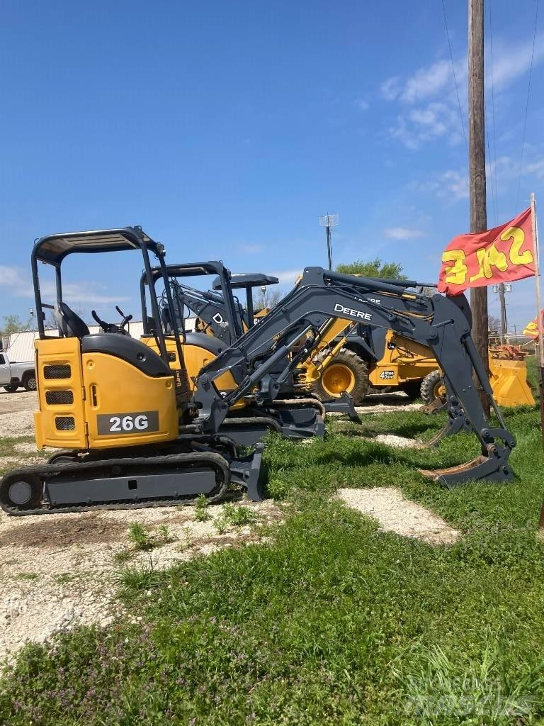 John Deere 26G Demolition excavators