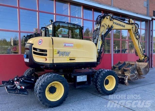 Yanmar B95W Wheeled excavators