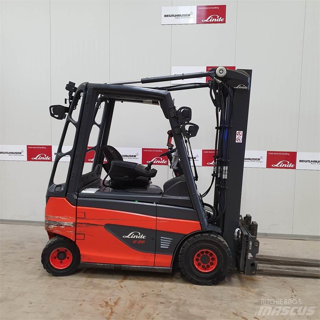 Linde E25 Electric forklift trucks