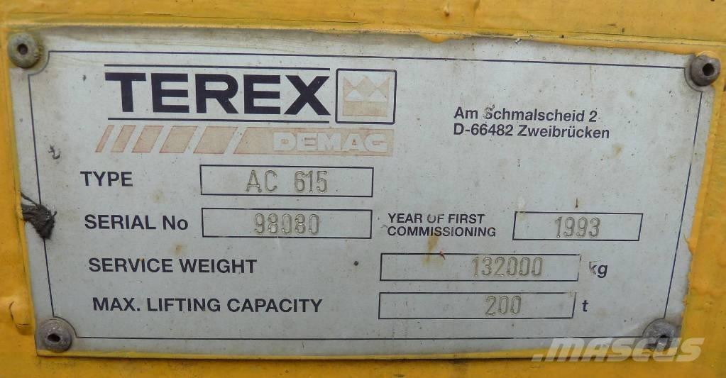 Demag AC 615 All terrain cranes