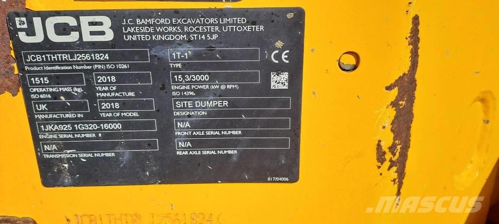 JCB 1 T Site dumpers