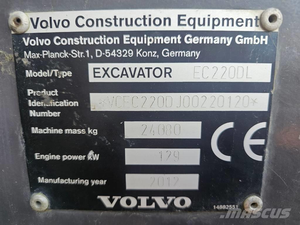 Volvo EC 220 DL Crawler excavators