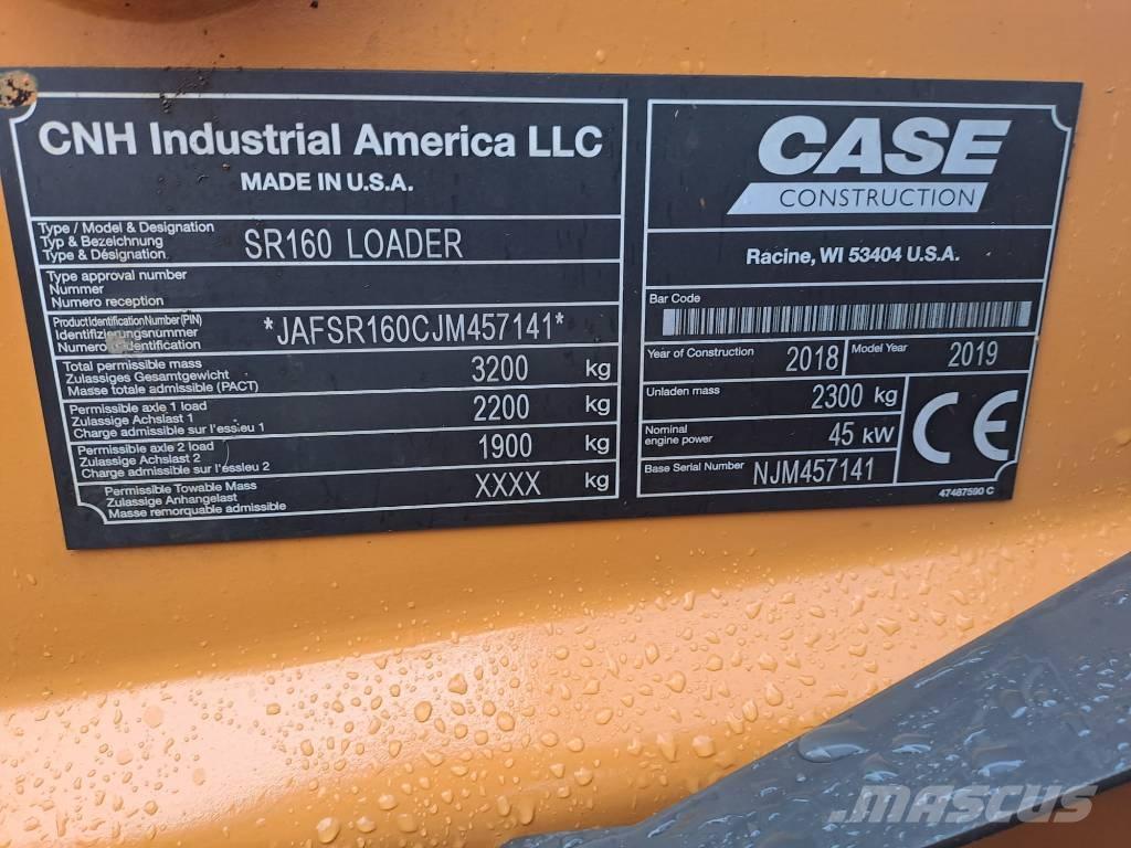 CASE SR 160 Skid steer loaders