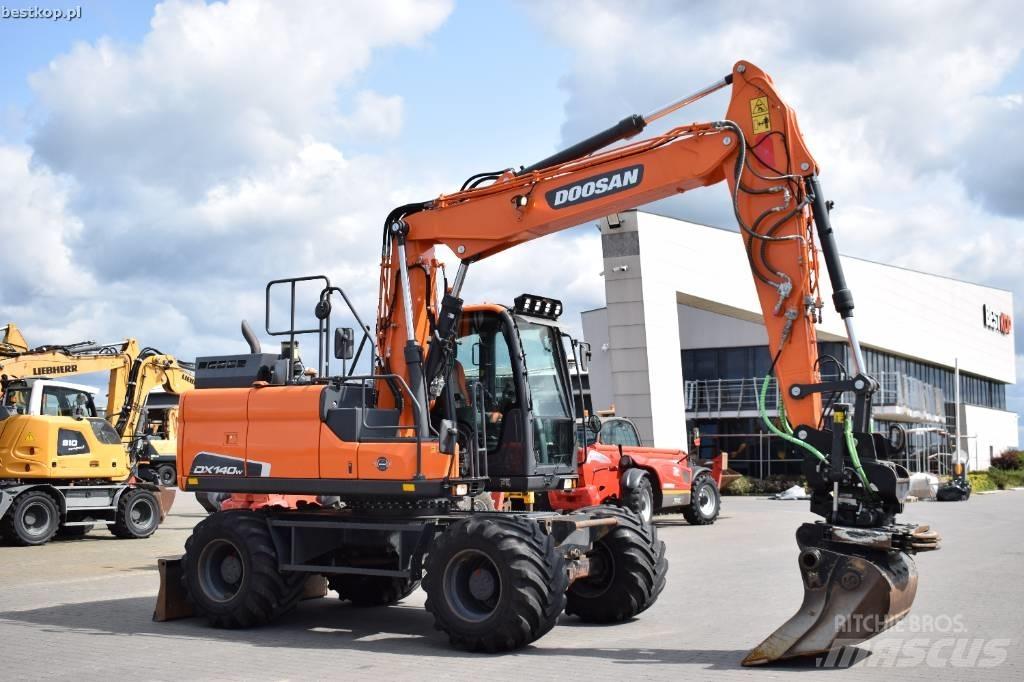 Doosan DX 140 W-5 Wheeled excavators
