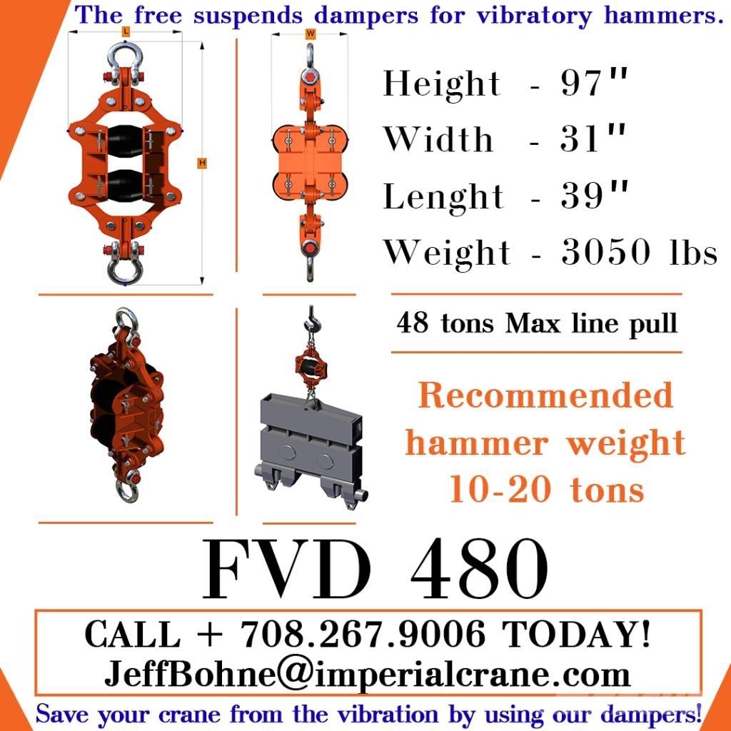  Finaros FVD 480 Hydraulic pile hammers