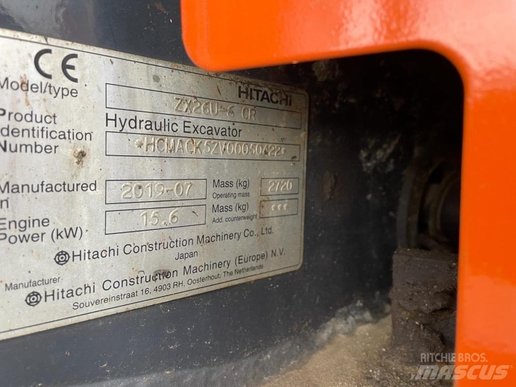 Hitachi ZX 26 U-6 Mini excavators < 7t (Mini diggers)