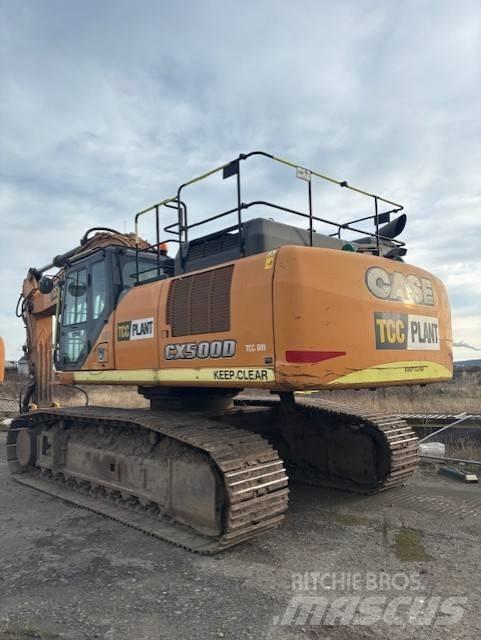 CASE CX500D Crawler excavators