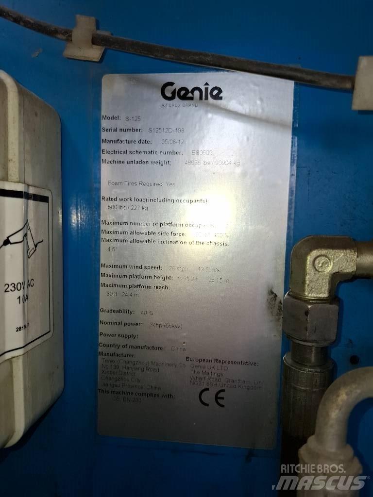 Genie S 125 Telescopic boom lifts