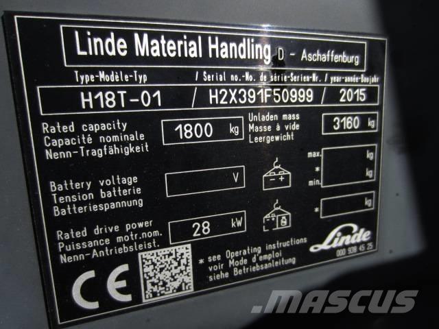Linde H 18 T-03 LPG trucks