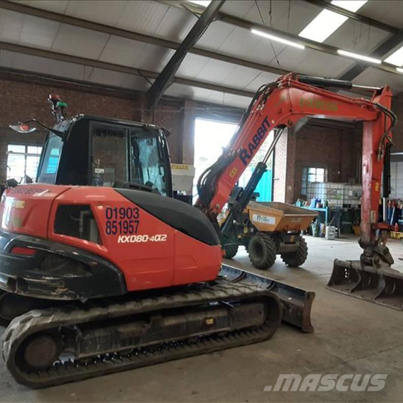Kubota KX080-4a2 Mini excavators  7t - 12t