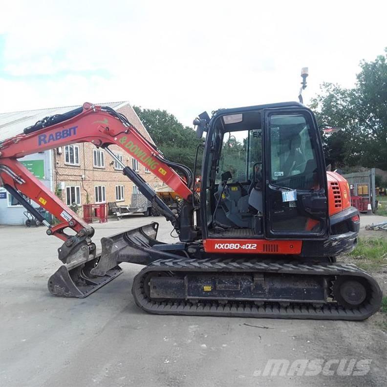 Kubota KX080-4a2 Mini excavators  7t - 12t