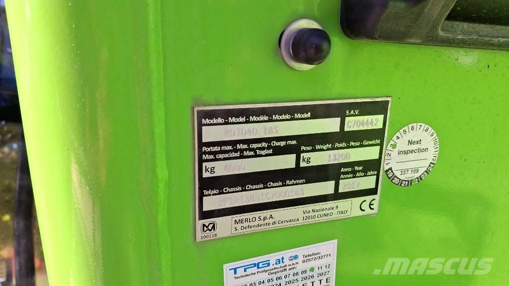 Merlo Roto 40.18 Telescopic handlers