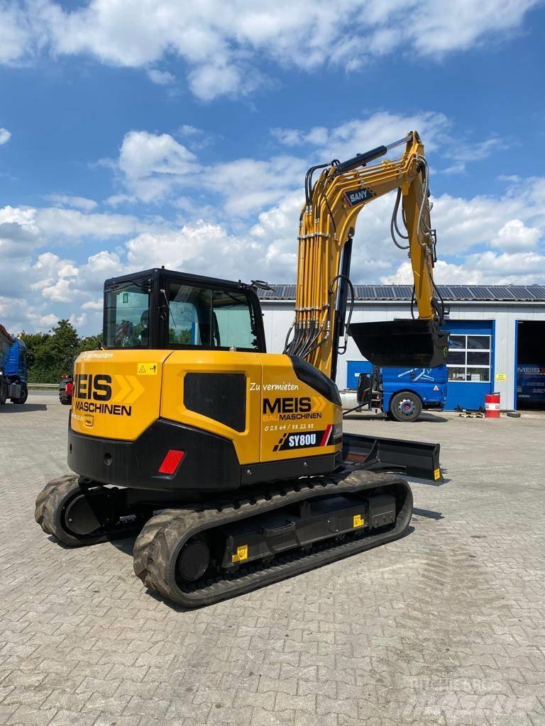 Sany SY 80 U Mini excavators  7t - 12t