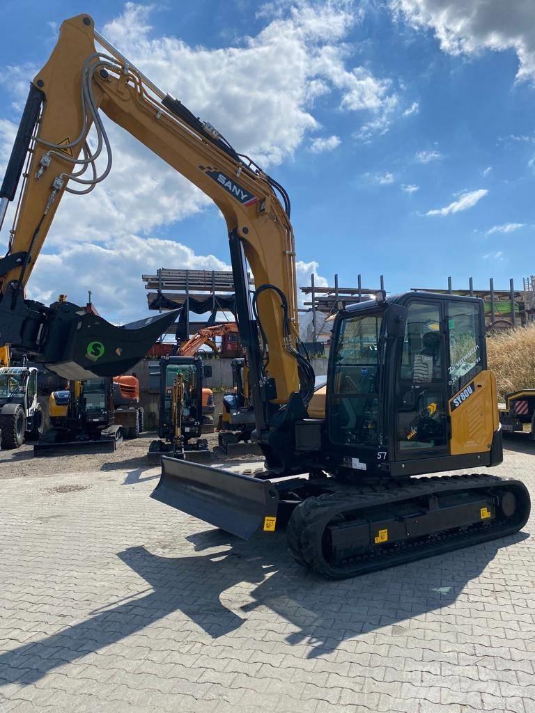 Sany SY 80 U Mini excavators  7t - 12t