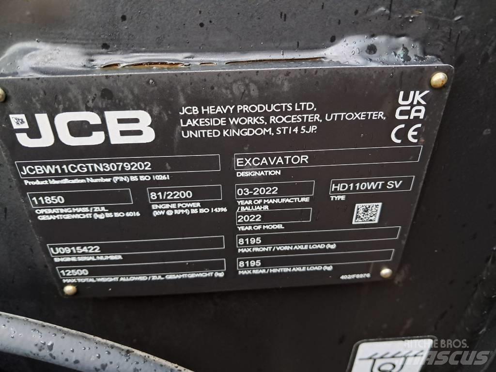 JCB HD110W Wheeled excavators