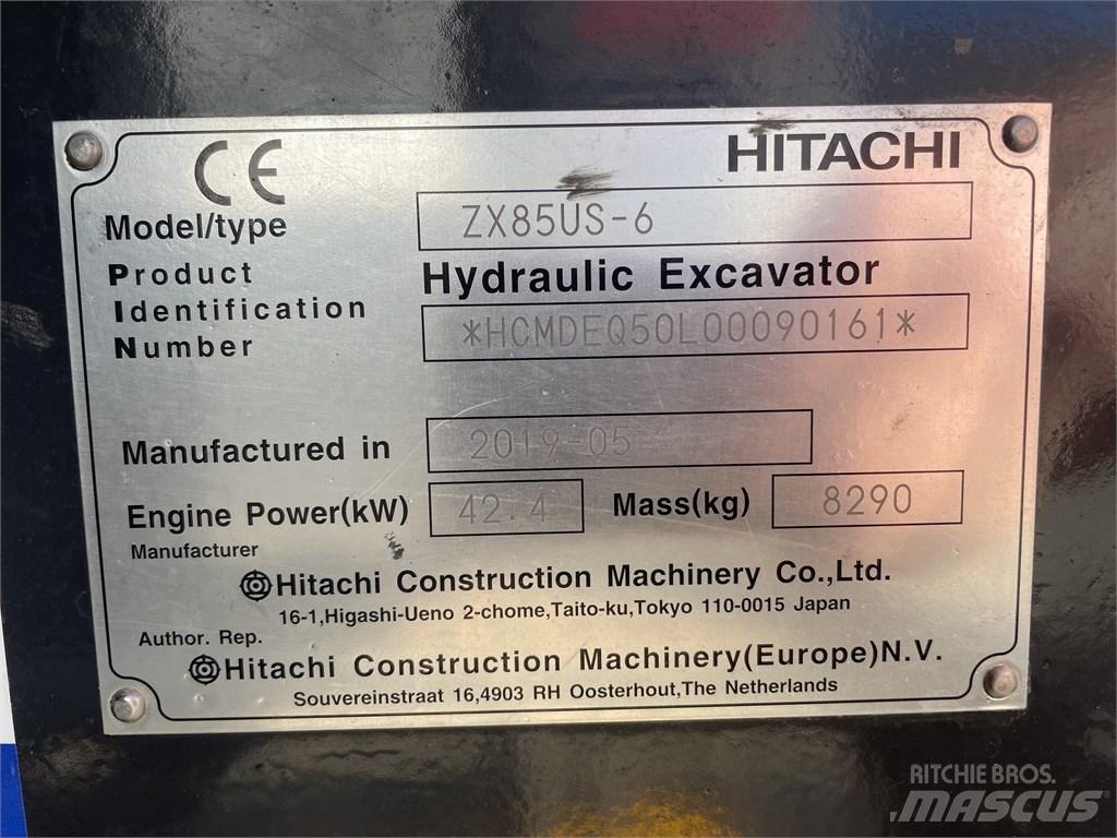 Hitachi ZX 85 US-6 Mini excavators  7t - 12t