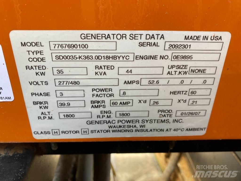 Generac 35 KW Diesel Generators
