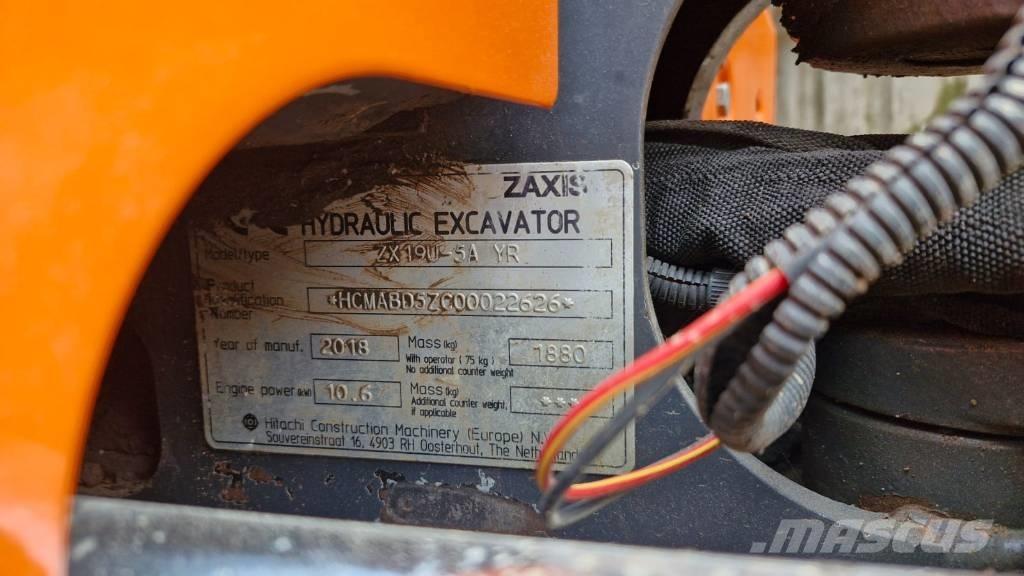Hitachi ZX 19 U-5 Mini excavators < 7t (Mini diggers)