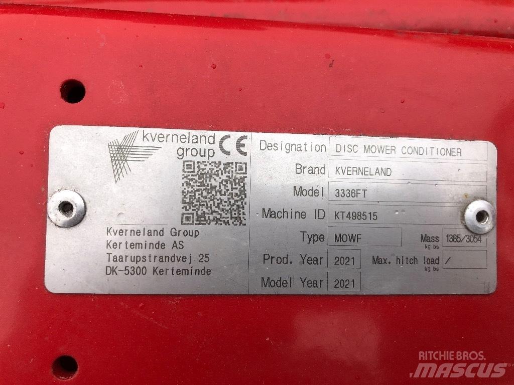 Kverneland 3336 FT Mower-conditioners