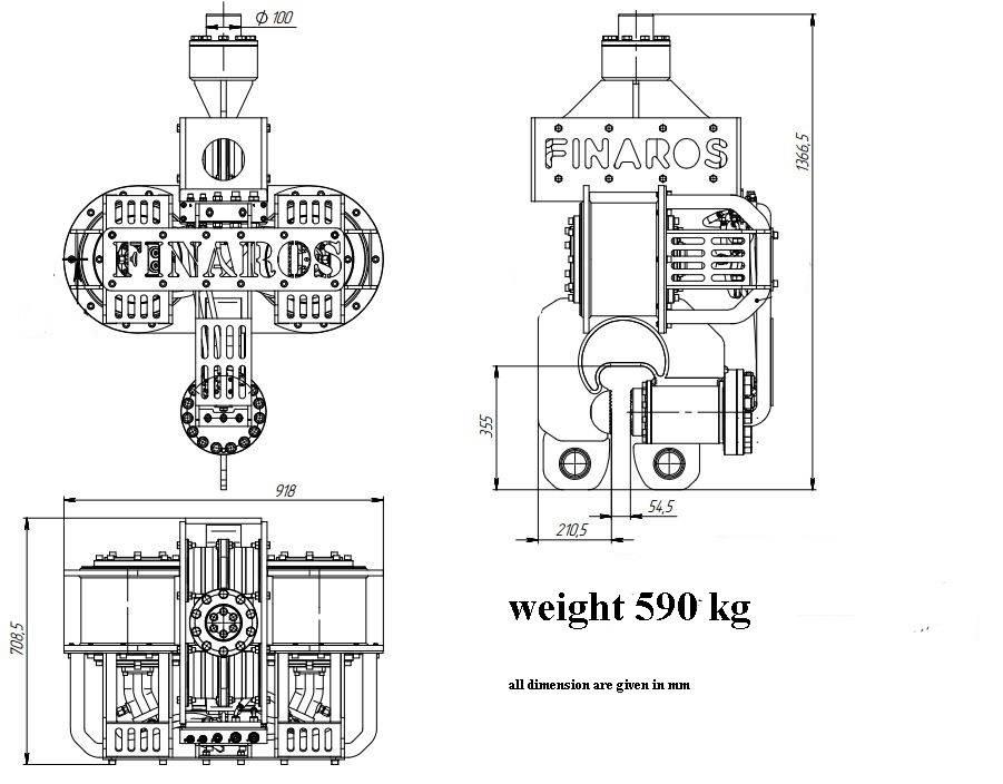  Finaros 200 Vibratory pile drivers