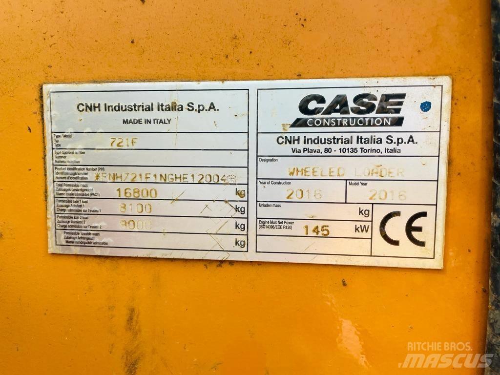 CASE 721 F Wheel loaders