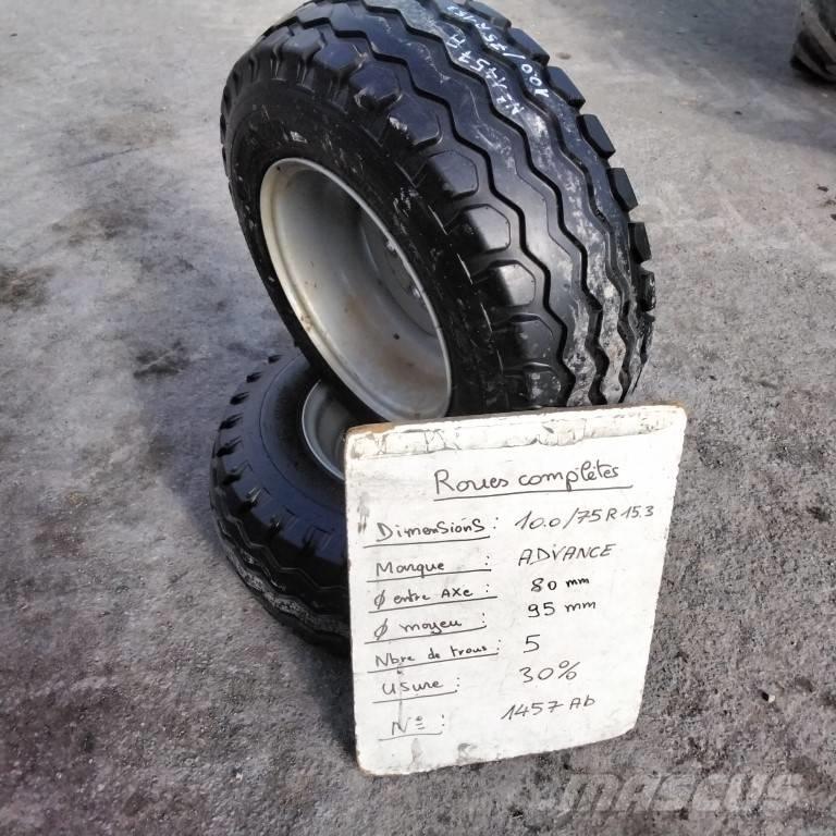 Advance 10.0/75R15.3 Tyres, wheels and rims
