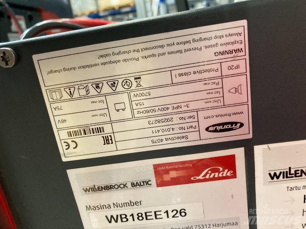 Linde R14X/116 Reach truck
