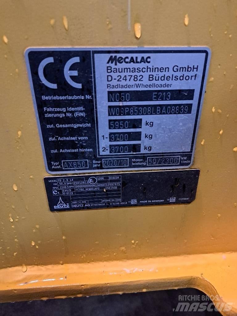 Mecalac AX 850 Wheel loaders